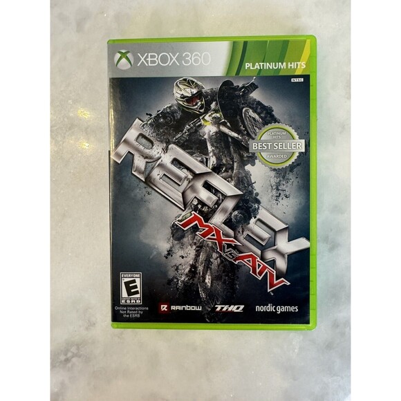 MX vs ATV Reflex (Microsoft Xbox 360, 2009) Complete Platinum Hits - Picture 1 of 9